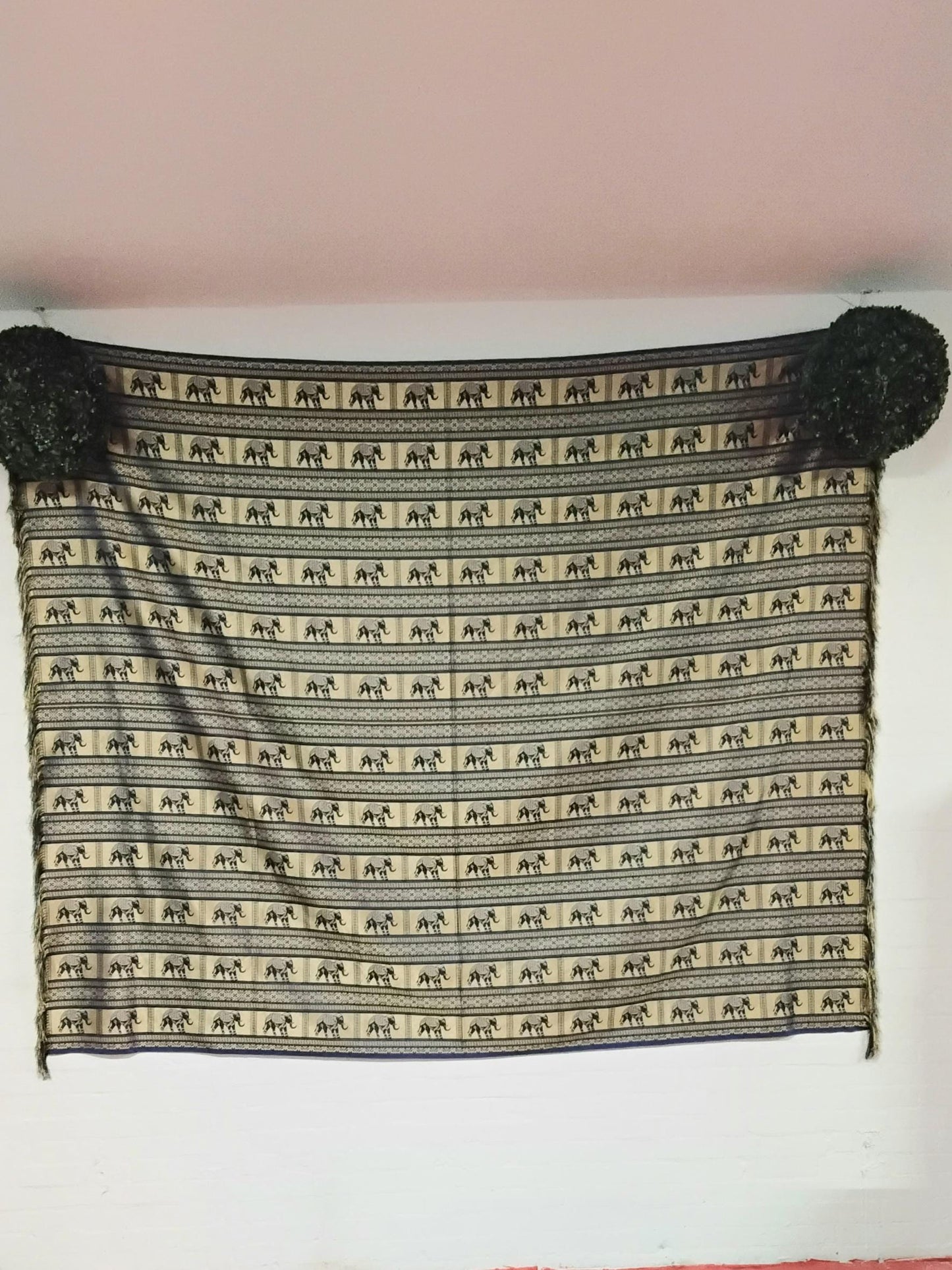 Thai Elephant Tablecloth 96X80