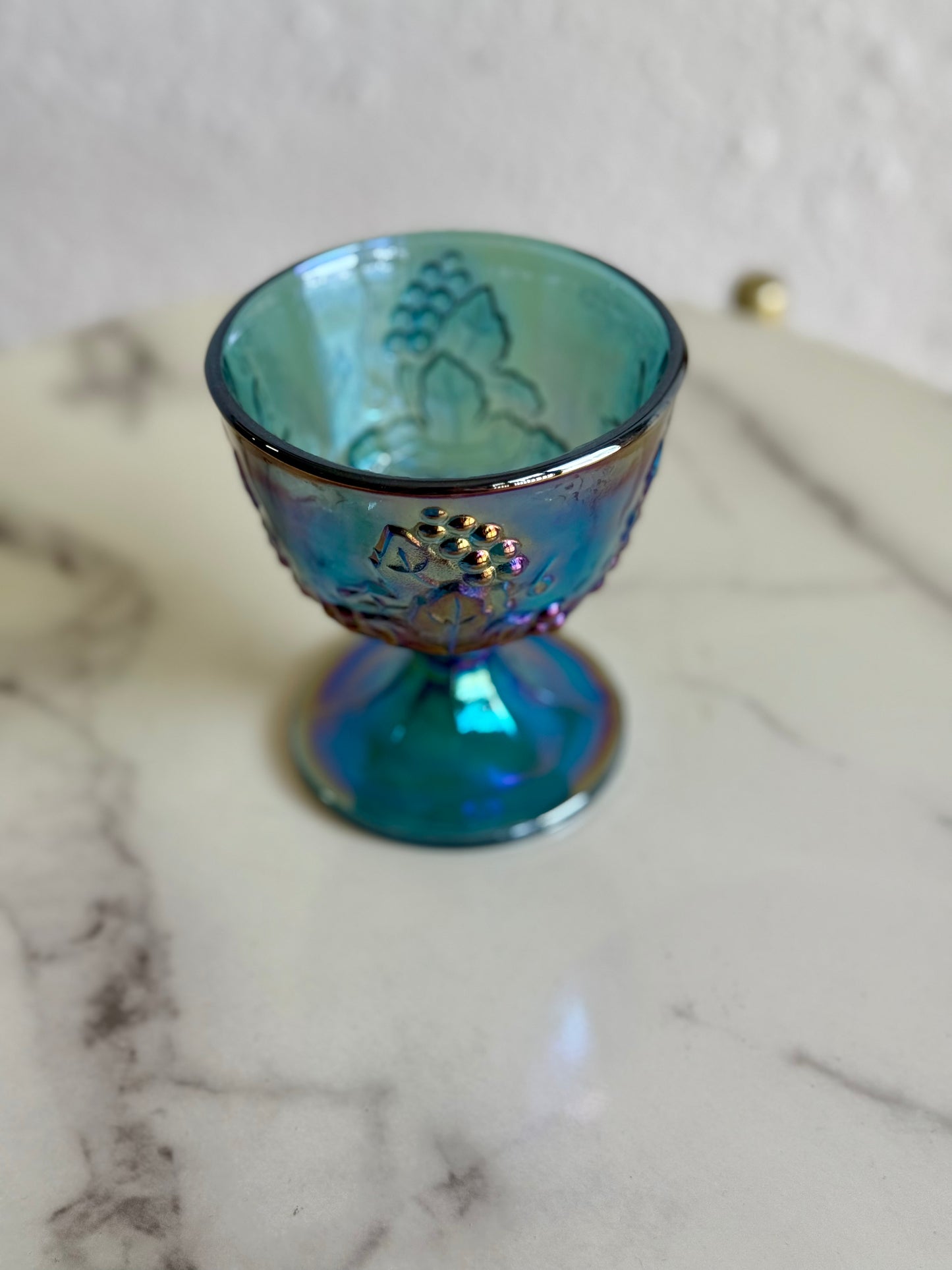 Vintage Indiana Glass (Harvest Pattern & Raised Grape & Leaf Design)