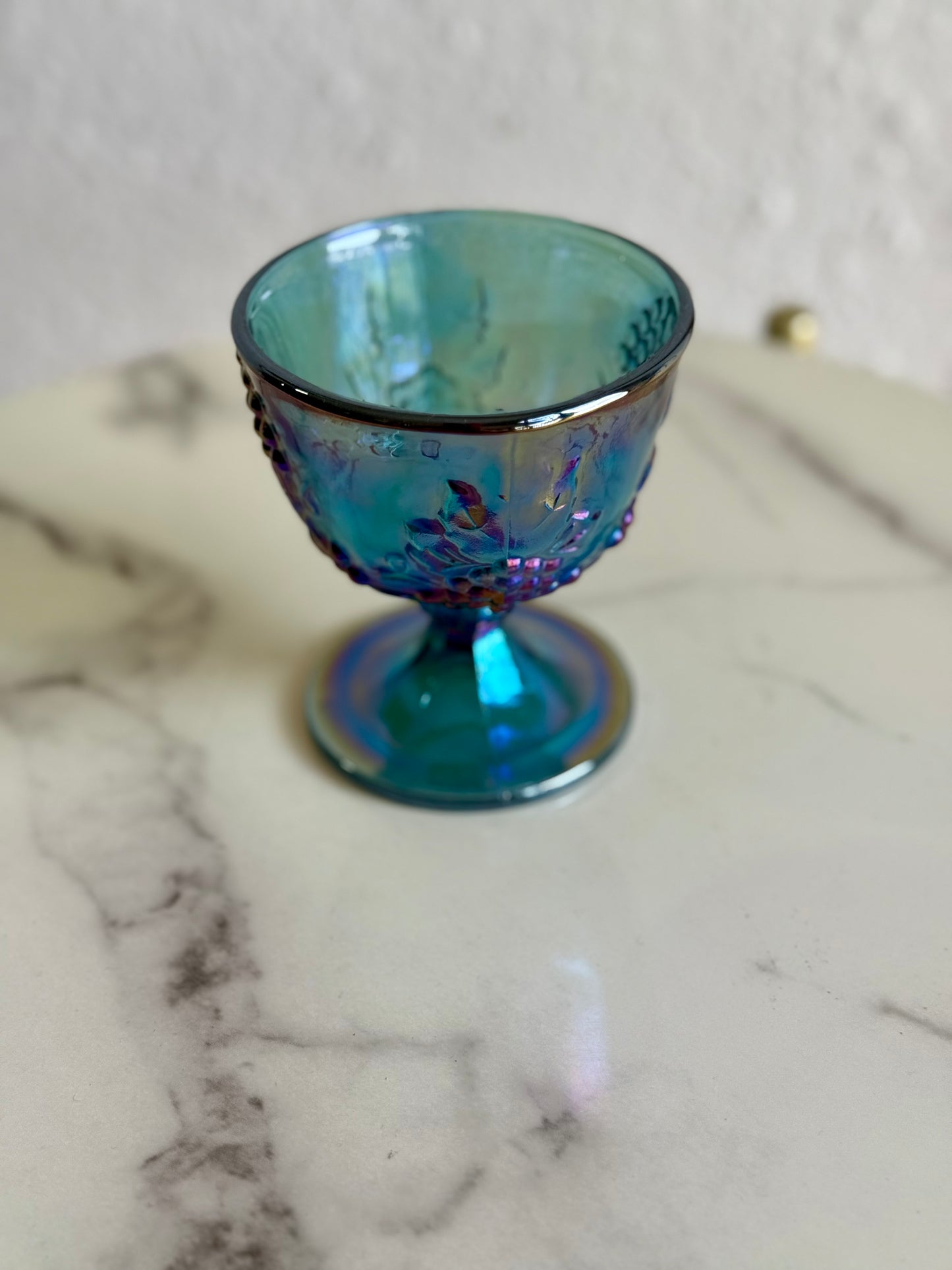 Vintage Indiana Glass (Harvest Pattern & Raised Grape & Leaf Design)