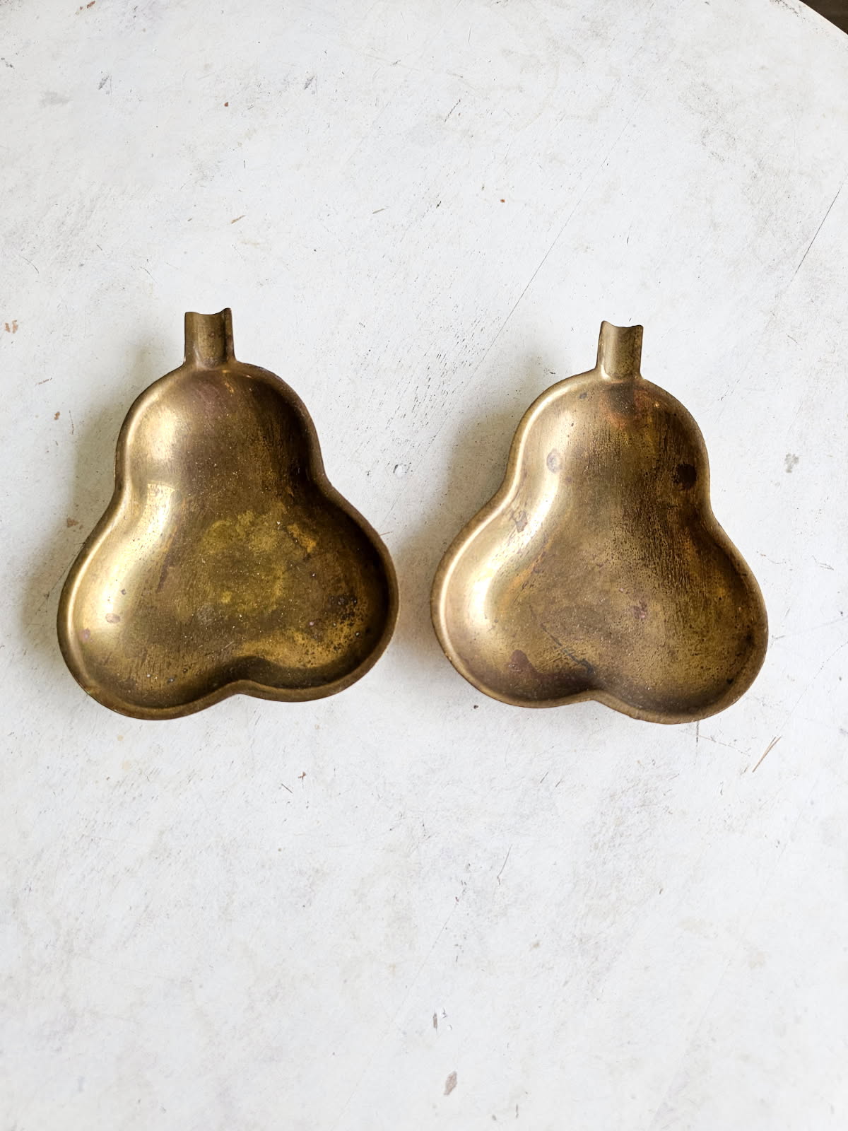 Vintage Pear Shaped Trinket Dish Set