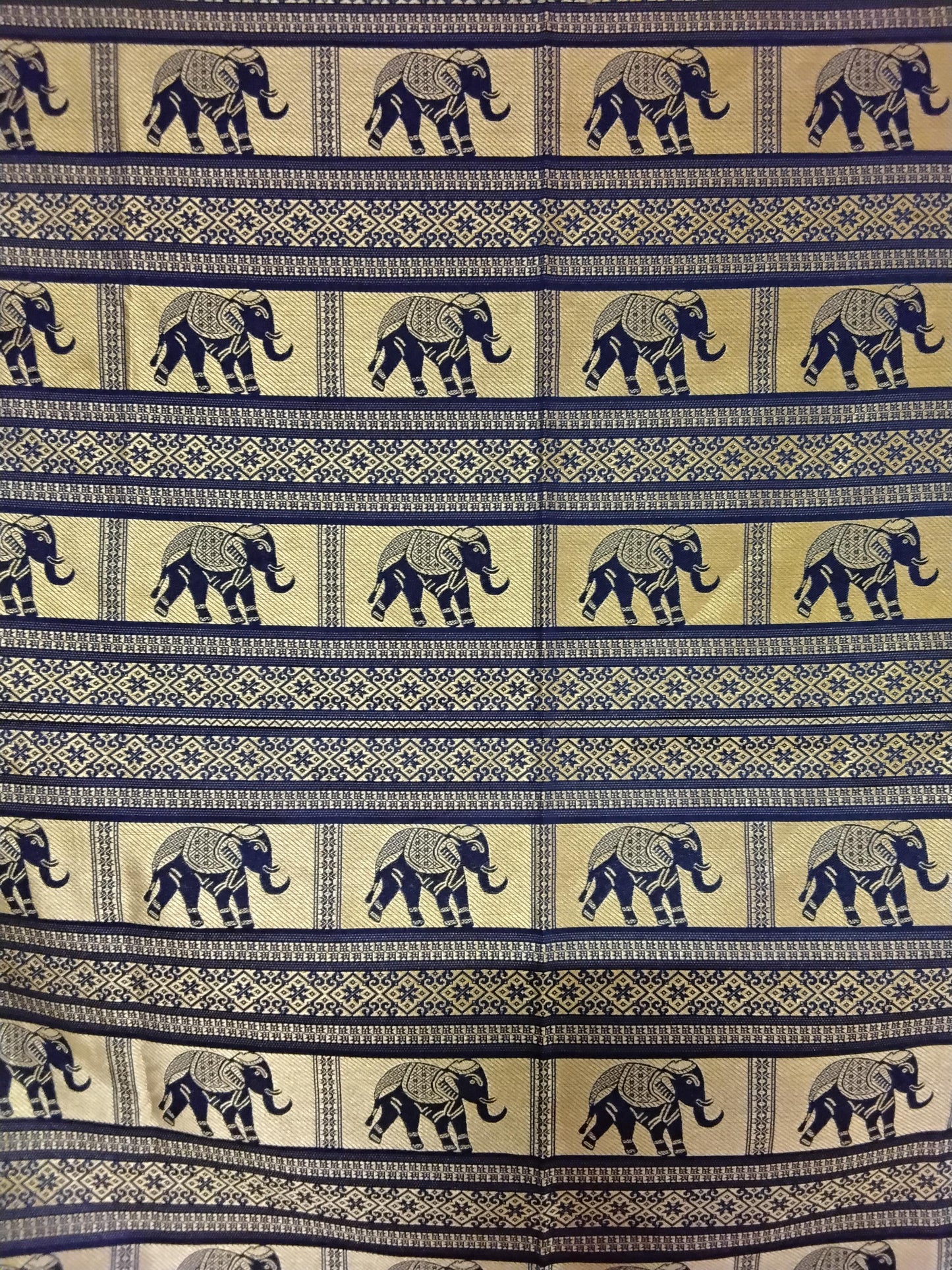 Thai Elephant Tablecloth 96X80