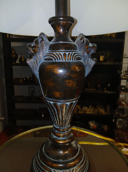 Vintage Lions Head Lamp