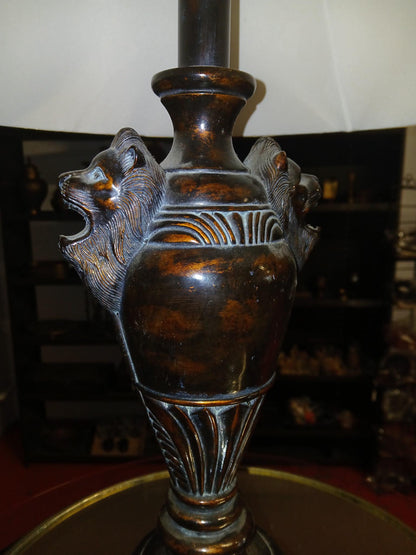Vintage Lions Head Lamp