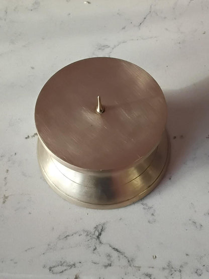 Solid Brass Candleholder