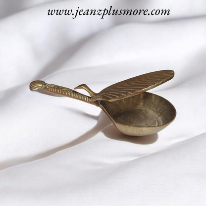 Mid-century Vintage Brass Crumb Scoop