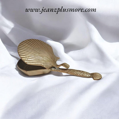 Mid-century Vintage Brass Crumb Scoop