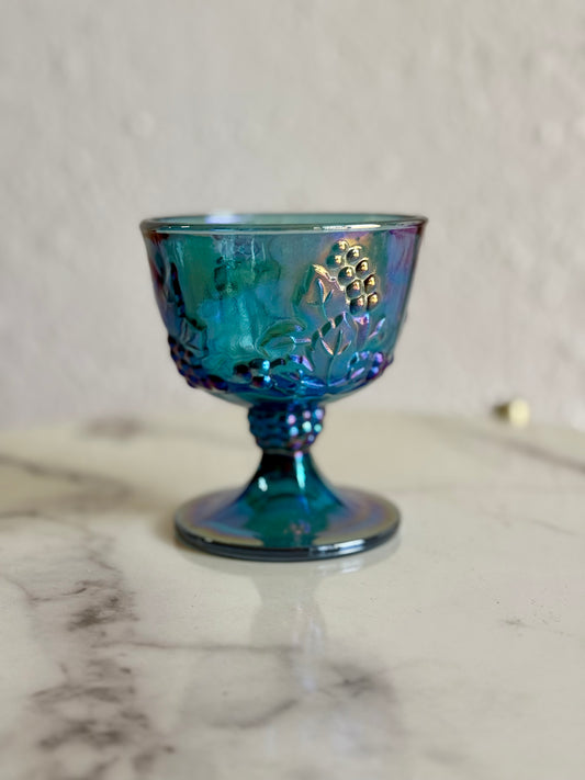 Vintage Indiana Glass (Harvest Pattern & Raised Grape & Leaf Design)