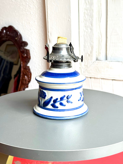 Vintage Oil Hurricane Lamp