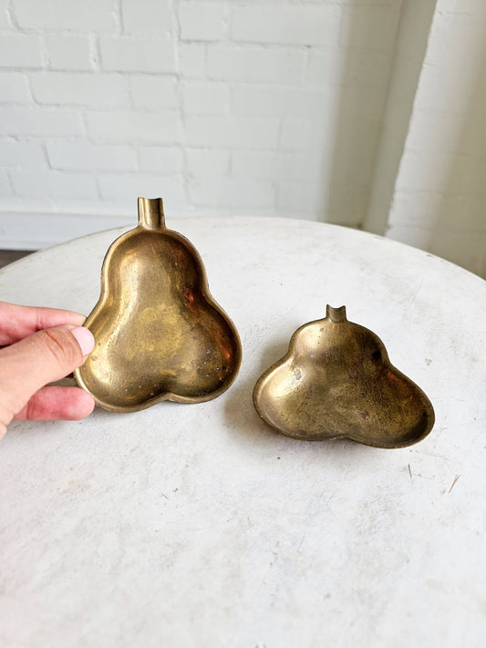 Vintage Pear Shaped Trinket Dish Set