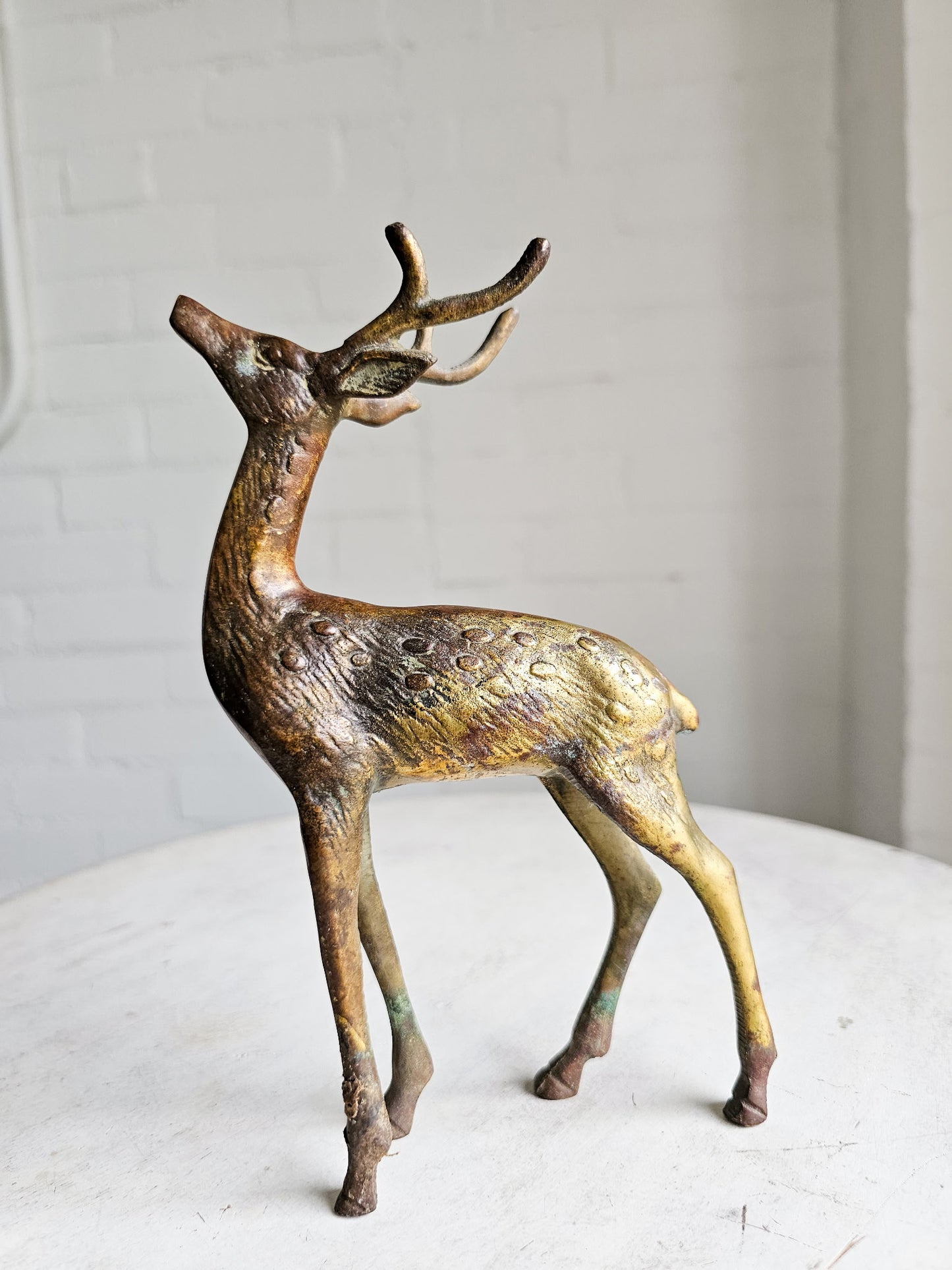 Vintage Brass Deer Figurine
