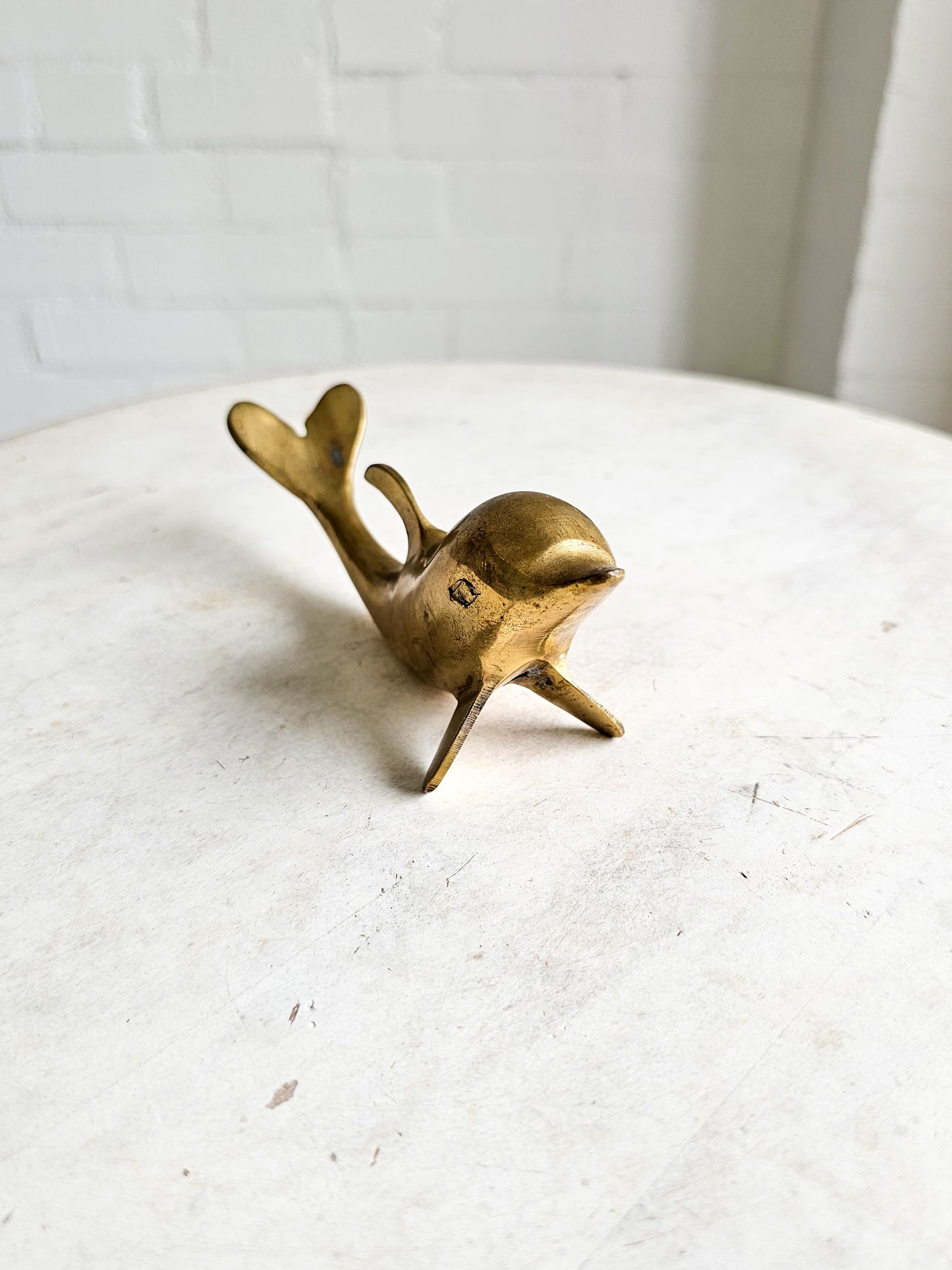 Vintage Brass Dolphin