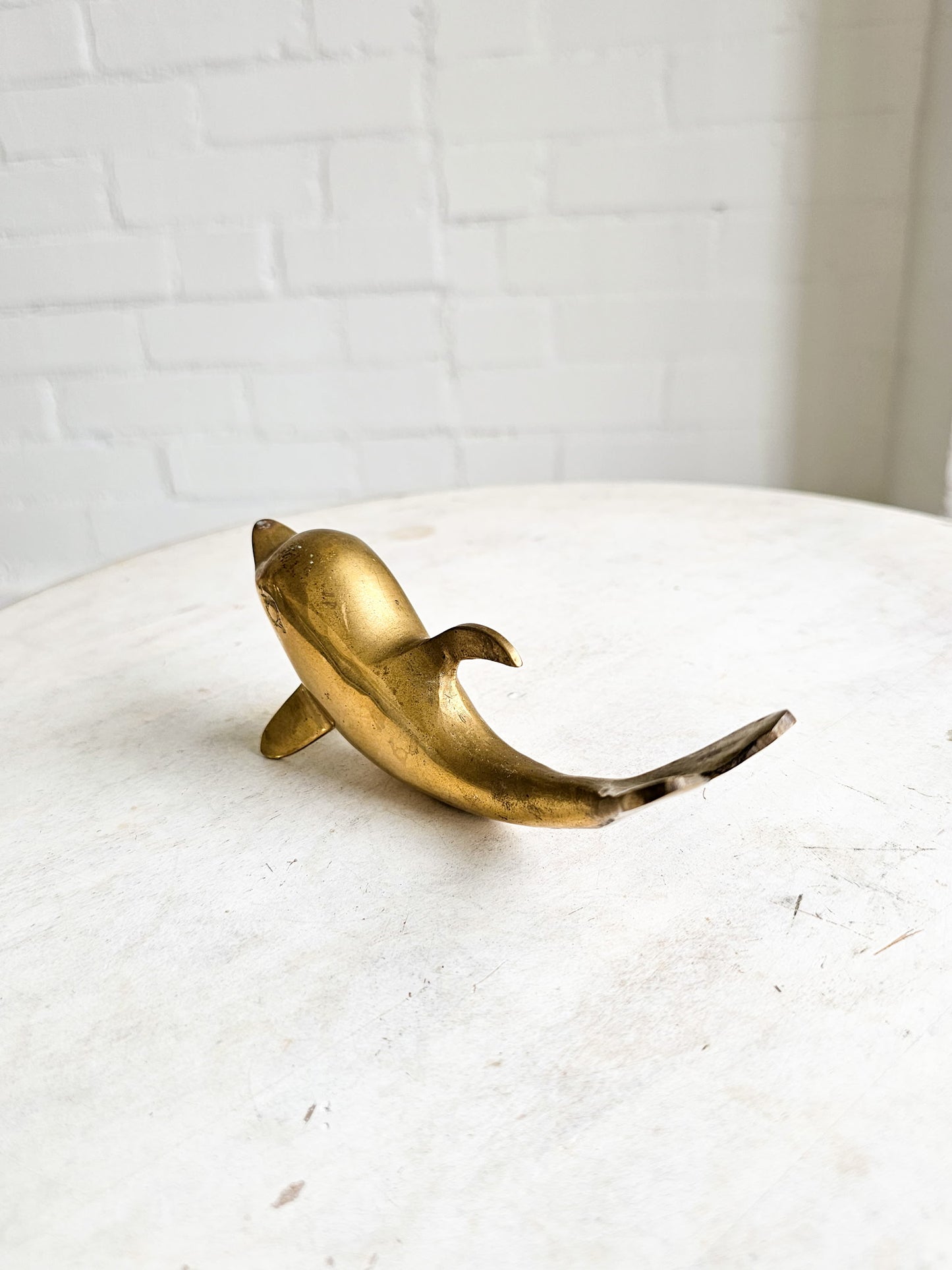 Vintage Brass Dolphin