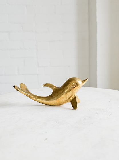 Vintage Brass Dolphin