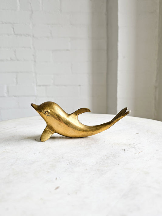 Vintage Brass Dolphin