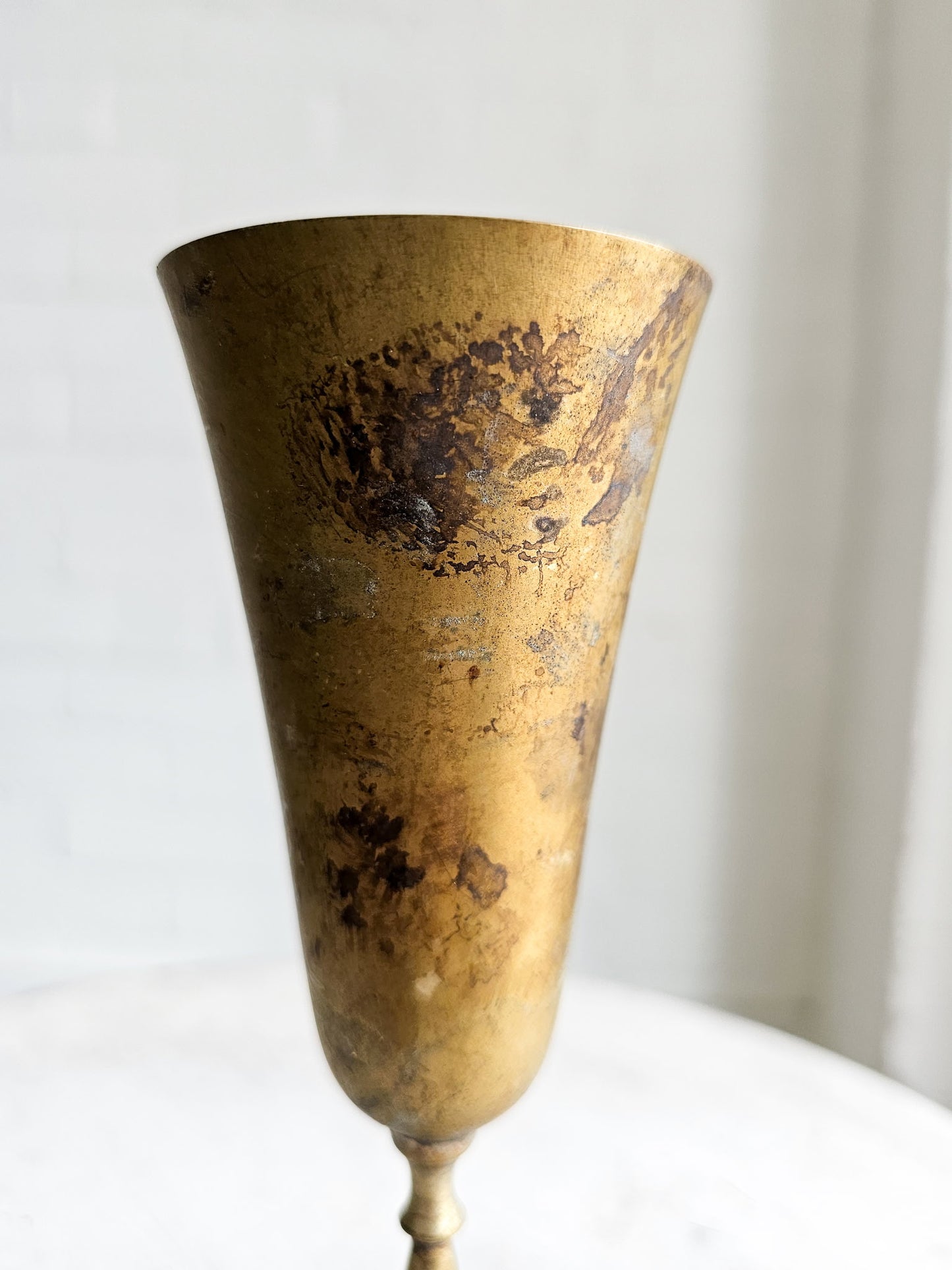 Vintage Brass Goblet