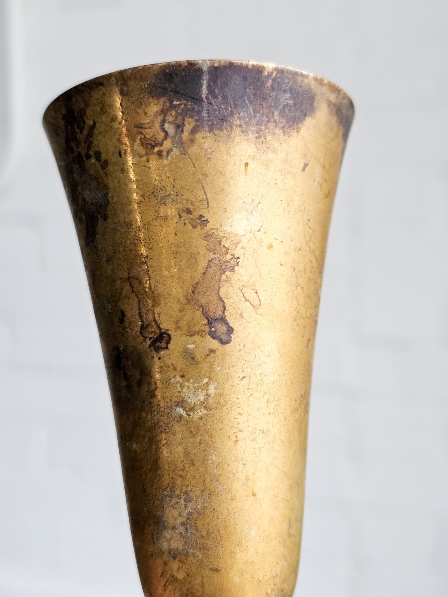 Vintage Brass Goblet