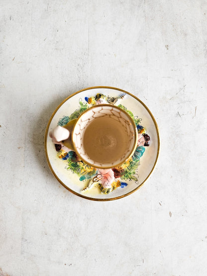Vintage Capodimonte Demitasse Expresso Cup