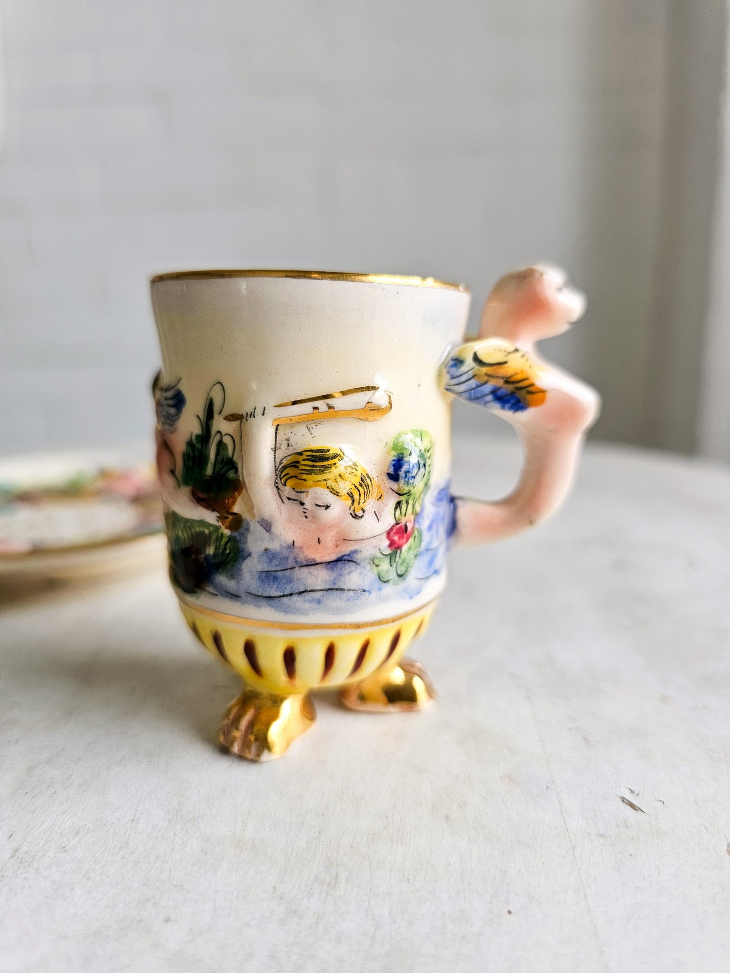 Vintage Capodimonte Demitasse Expresso Cup