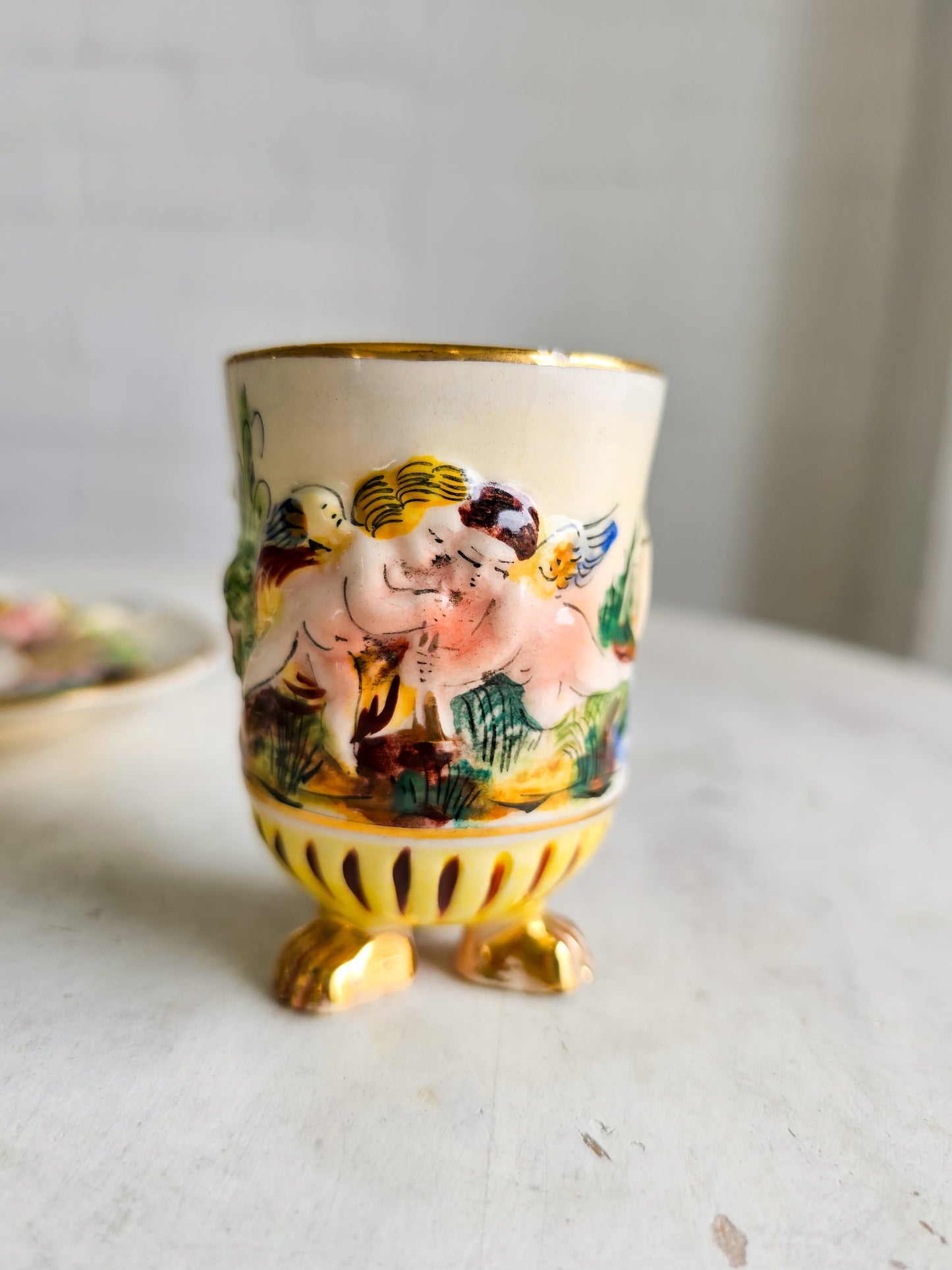Vintage Capodimonte Demitasse Expresso Cup