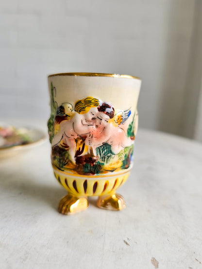 Vintage Capodimonte Demitasse Expresso Cup
