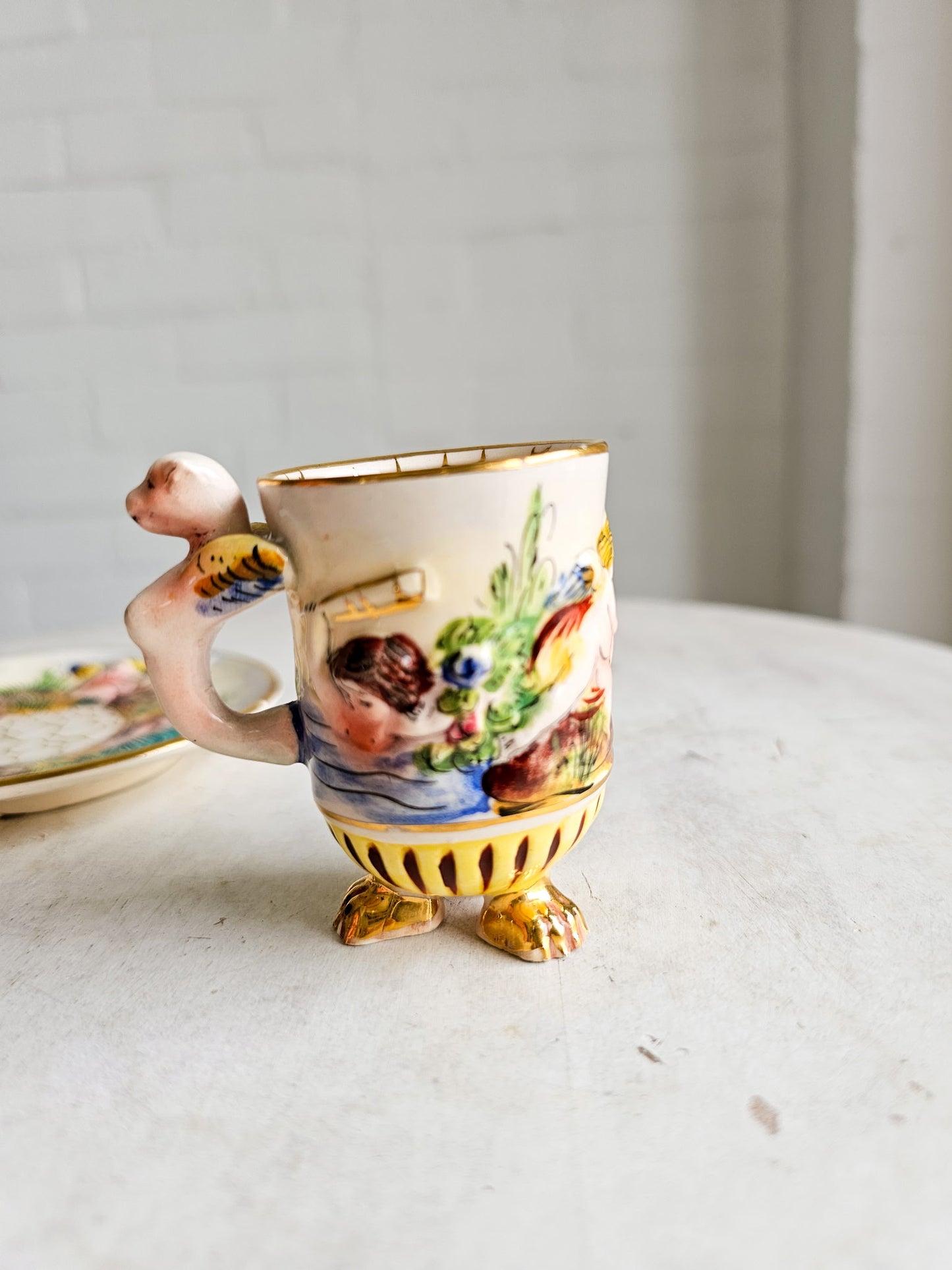 Vintage Capodimonte Demitasse Expresso Cup