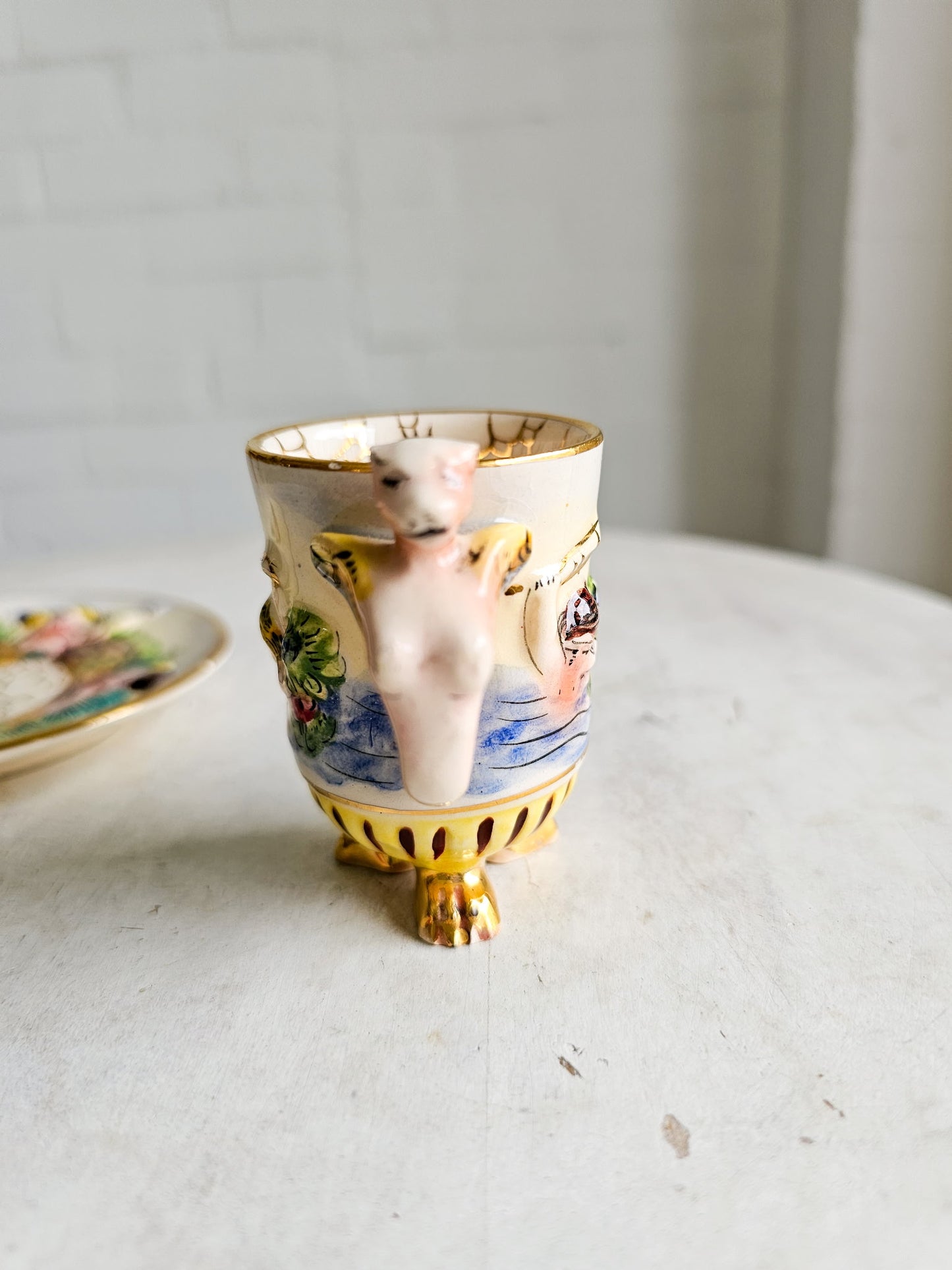 Vintage Capodimonte Demitasse Expresso Cup