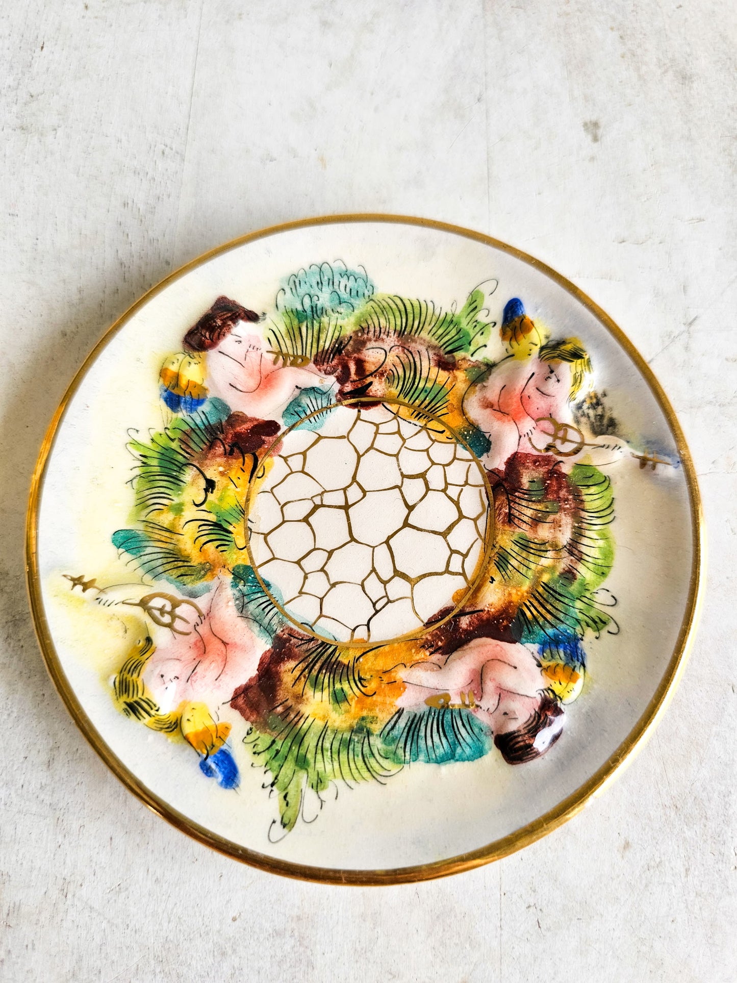 Vintage Capodimonte Demitasse Expresso Cup