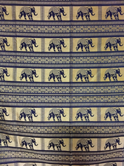 Thai Elephant Tablecloth 96X80