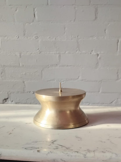 Solid Brass Candleholder