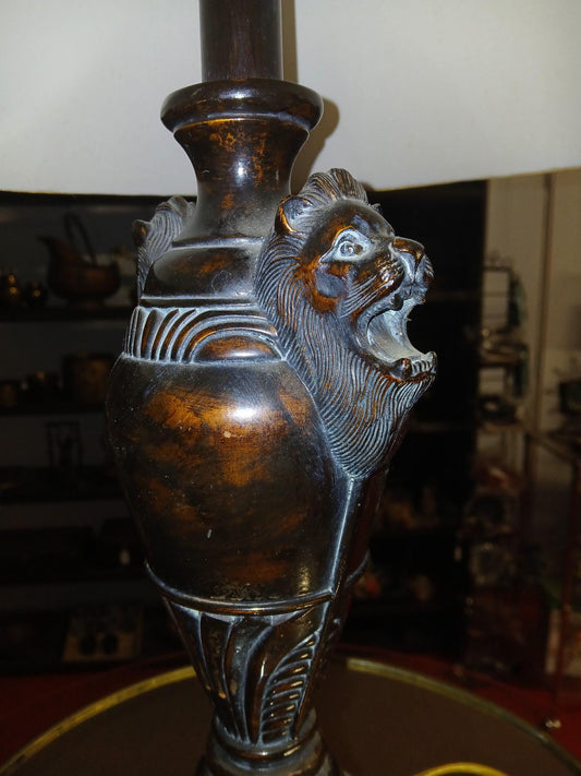Vintage Lions Head Lamp